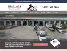 Tablet Screenshot of mrglasswindows.com